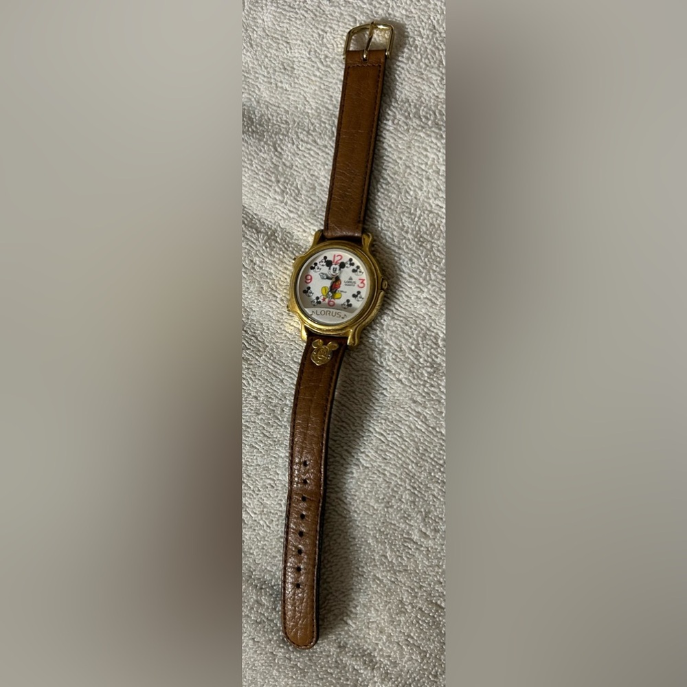 Lorus Mickey Mouse 1990s Watch Musical plays two songs.